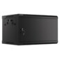 Lanberg WF01-6406-00B armario rack 6U Bastidor de pared Negro