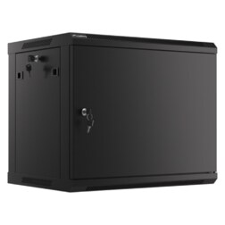 Lanberg WF01-6409-00B armario rack 9U Bastidor de pared Negro
