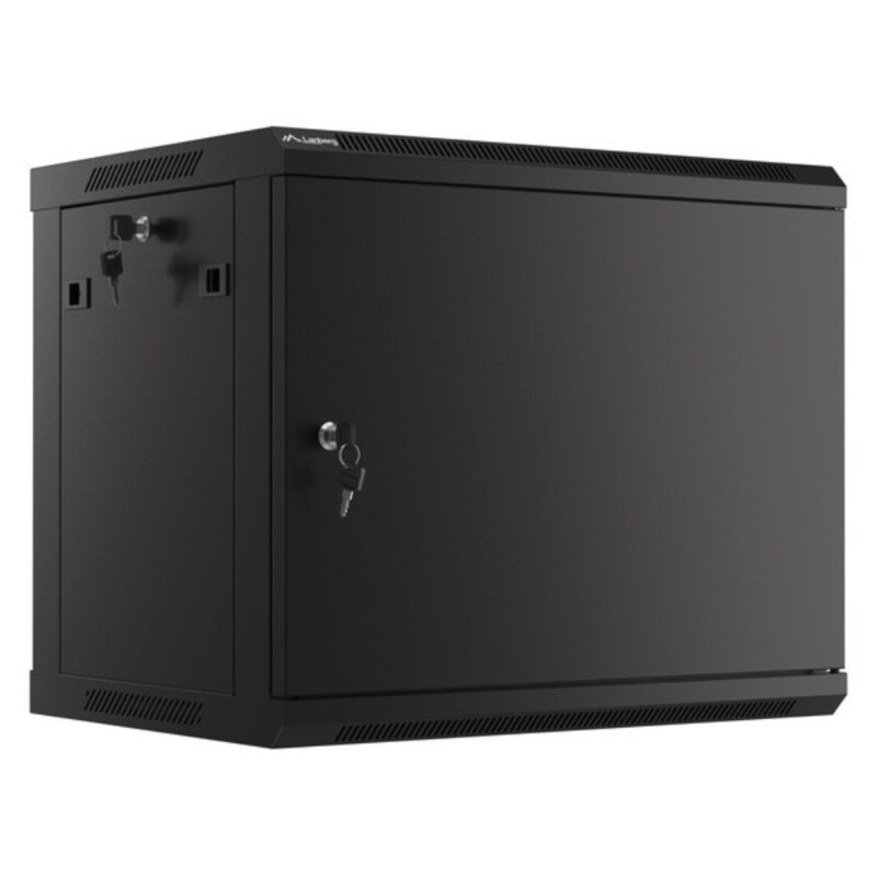 Lanberg WF01-6409-00B armario rack 9U Bastidor de pared Negro