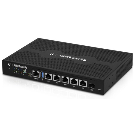 Ubiquiti EdgeRouter 6P router Gigabit Ethernet Negro