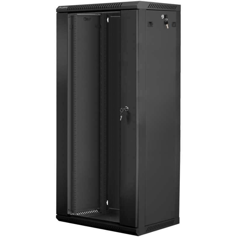 Lanberg WF01-6427-10B armario rack 27U Bastidor de pared Negro