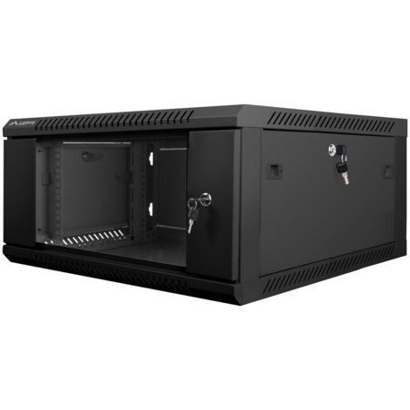 Lanberg WF01-6604-10B armario rack 4U Bastidor de pared Negro