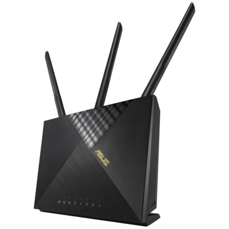 ASUS 4G-AX56 router inalámbrico Gigabit Ethernet Doble banda (2,4 GHz / 5 GHz) Negro