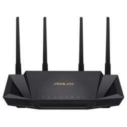 ASUS RT-AX58U router inalámbrico Gigabit Ethernet Doble banda (2,4 GHz / 5 GHz) Negro
