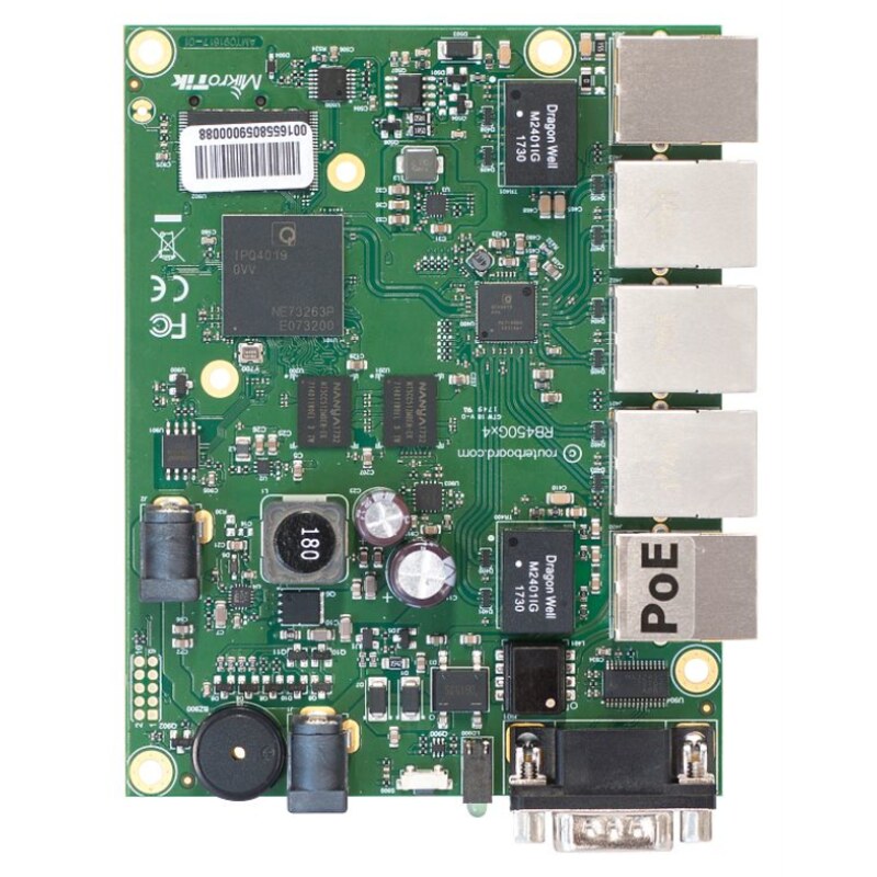 Mikrotik RB450Gx4 router Gigabit Ethernet Verde