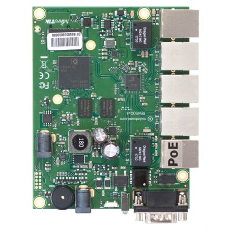 Mikrotik RB450Gx4 router Gigabit Ethernet Verde