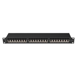 Lanberg PPSA-1024-B panel de parcheo 1U