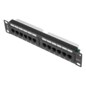 Lanberg PPU6-9012-B panel de parcheo
