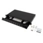 Lanberg FOP1-12SD-LQB panel de parcheo 1U