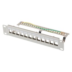 Lanberg PPKS-9212-S panel de parcheo 1U