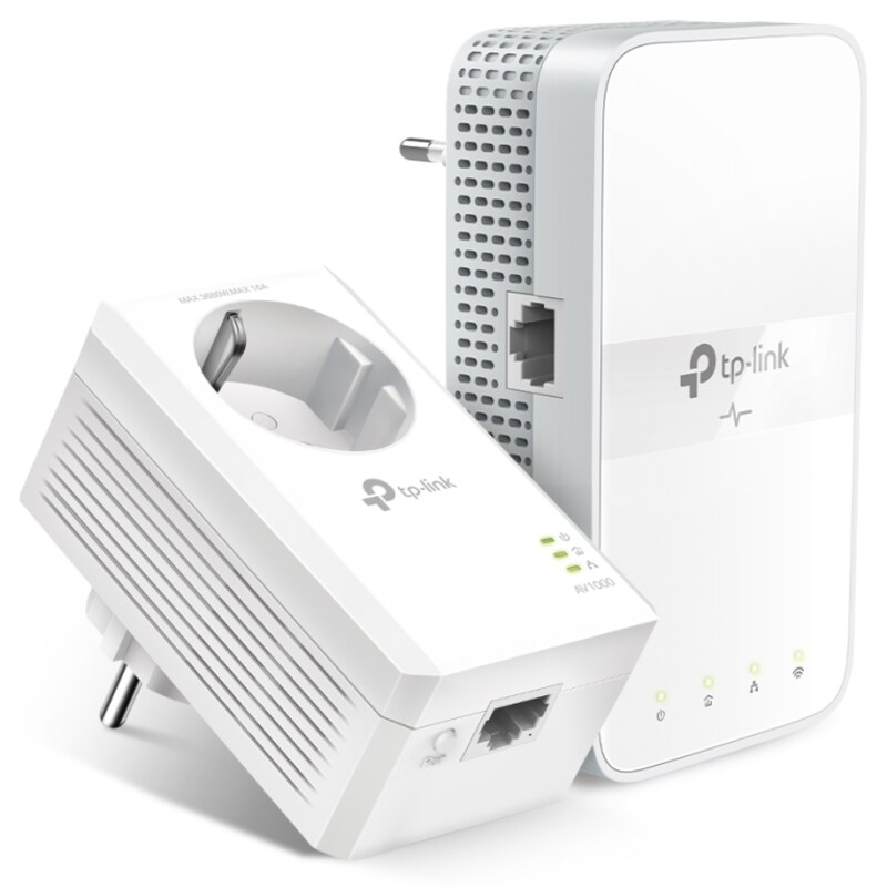 TP-Link TL-WPA7617 KIT adaptador de red PowerLine 1200 Mbit/s Ethernet Wifi Blanco 2 pieza(s)