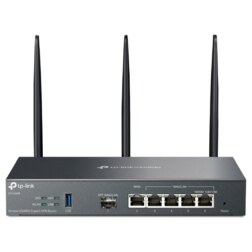 TP-Link Omada ER706W router inalámbrico Gigabit Ethernet Doble banda (2,4 GHz / 5 GHz) Negro