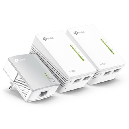TP-Link TL-WPA4220T KIT adaptador de red PowerLine 300 Mbit/s Ethernet Wifi Blanco 3 pieza(s)