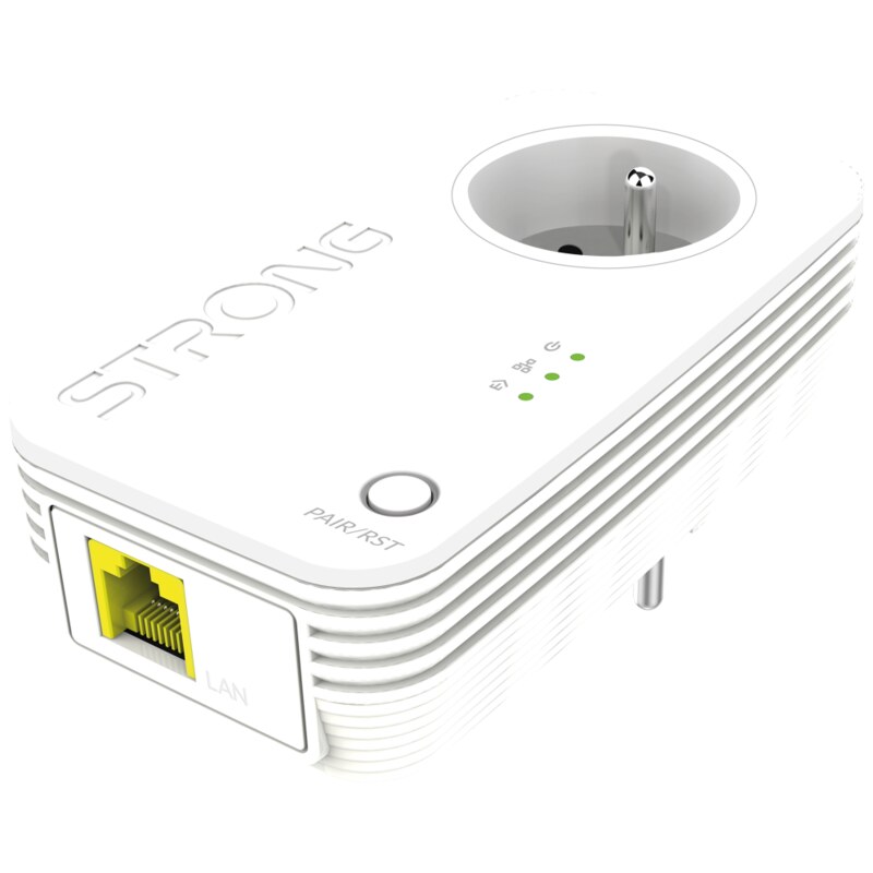 Strong PL1000SDUOEU adaptador de red PowerLine 1000 Mbit/s Ethernet Blanco 1 pieza(s)