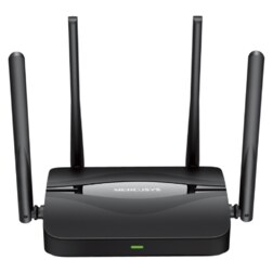 Mercusys MR25BE router inalámbrico Gigabit Ethernet Doble banda (2,4 GHz / 5 GHz) Negro
