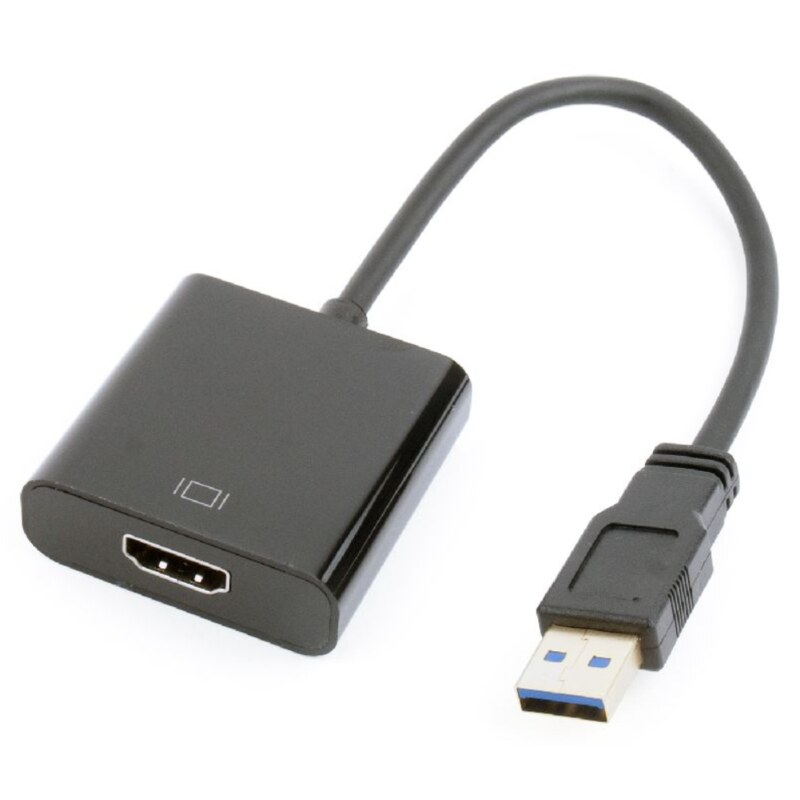 Gembird A-USB3-HDMI-02 Adaptador gráfico USB 1920 x 1080 Pixeles Negro