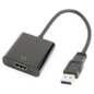 Gembird A-USB3-HDMI-02 Adaptador gráfico USB 1920 x 1080 Pixeles Negro