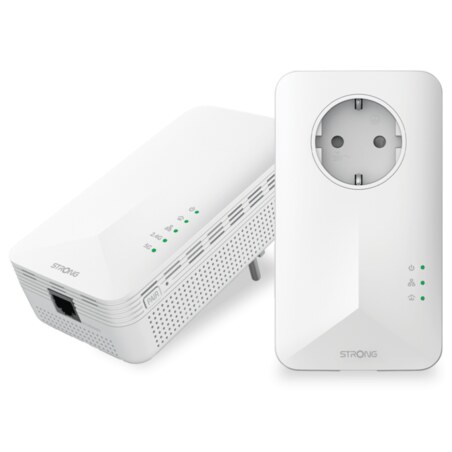 Strong POWERL1000DUOWIFIEUV2 1000 Mbit/s Ethernet Wifi Blanco 2 pieza(s)
