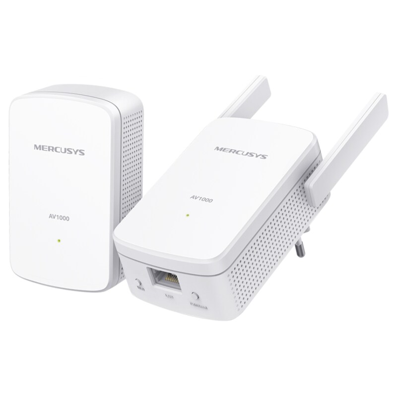 Mercusys MP510 KIT adaptador de red PowerLine 1000 Mbit/s Ethernet Wifi Blanco 2 pieza(s)