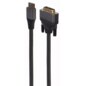Gembird CC-HDMI-DVI-4K-6 adaptador de cable de vídeo 1,8 m HDMI tipo A (Estándar) Negro