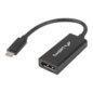 Lanberg AD-UC-DP-01 adaptador de cable de vídeo 0,15 m USB Tipo C DisplayPort Negro