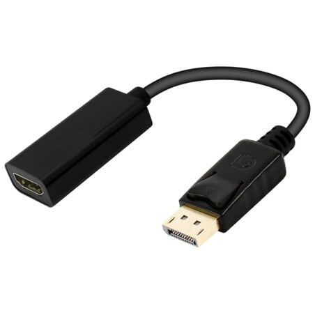 Ewent EC1456 adaptador de cable de vídeo 0,15 m DisplayPort HDMI tipo A (Estándar) Negro