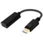 Ewent EC1456 adaptador de cable de vídeo 0,15 m DisplayPort HDMI tipo A (Estándar) Negro