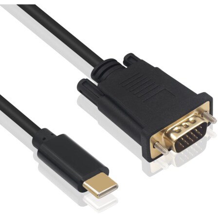 Ewent EC1052 adaptador de cable de vídeo 1,8 m USB Tipo C VGA (D-Sub)