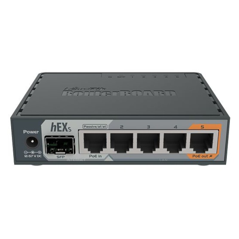 Mikrotik hEX S router Gigabit Ethernet Negro