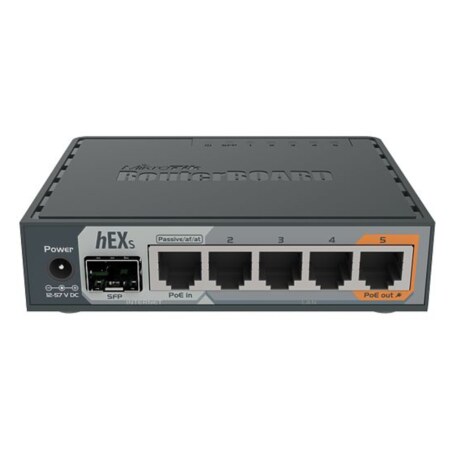 Mikrotik hEX S router Gigabit Ethernet Negro