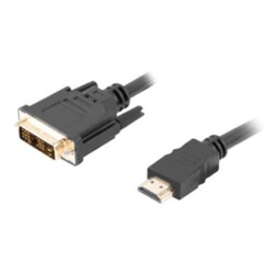 Lanberg CA-HDDV-10CC-0030-BK adaptador de cable de vídeo 3 m HDMI tipo A (Estándar) DVI-D Negro