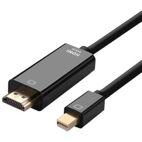 AISENS A125-0458 adaptador de cable de vídeo 3 m Mini DisplayPort HDMI Negro