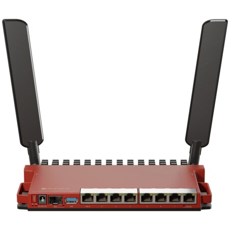 Mikrotik L009UiGS-2HaxD-IN router inalámbrico Gigabit Ethernet Banda única (2,4 GHz) Rojo