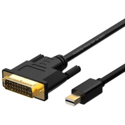 AISENS A125-0363 adaptador de cable de vídeo 2 m Mini DisplayPort DVI Negro
