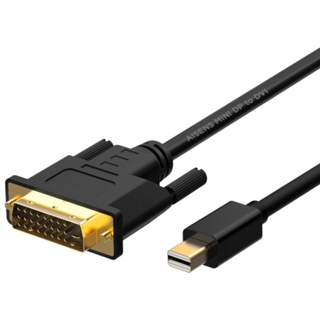 AISENS A125-0363 adaptador de cable de vídeo 2 m Mini DisplayPort DVI Negro