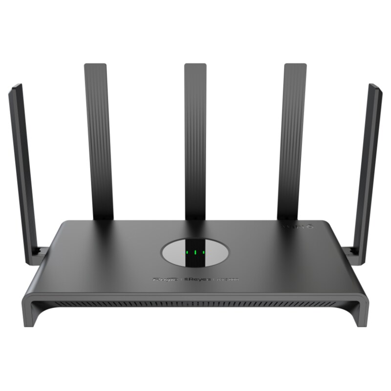 Ruijie Networks RG-EW3000GX PRO router inalámbrico Gigabit Ethernet Doble banda (2,4 GHz / 5 GHz) Negro