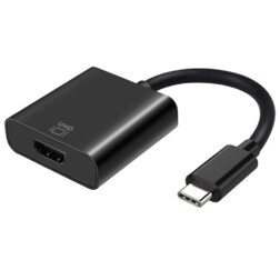 AISENS A109-0344 adaptador de cable de vídeo 0,15 m HDMI tipo A (Estándar) USB Tipo C