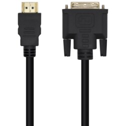 AISENS Cable DVI A HDMI, DVI 18+1/M-HDMI A/M, Negro, 3.0m
