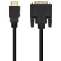 AISENS Cable DVI A HDMI, DVI 18+1/M-HDMI A/M, Negro, 3.0m