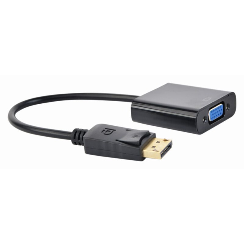 Gembird A-DPM-VGAF-02 adaptador de cable de vídeo 0,15 m VGA (D-Sub) DisplayPort Negro
