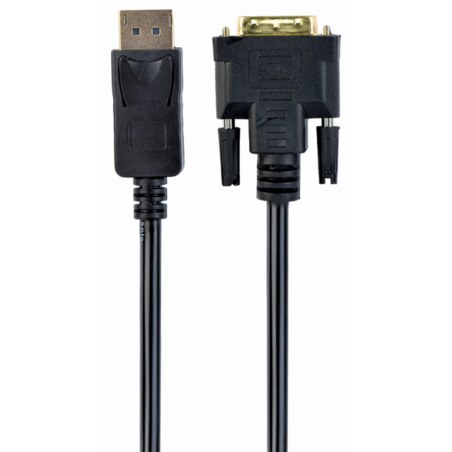 Gembird CC-DPM-DVIM-6 adaptador de cable de vídeo 1,8 m DisplayPort DVI Negro