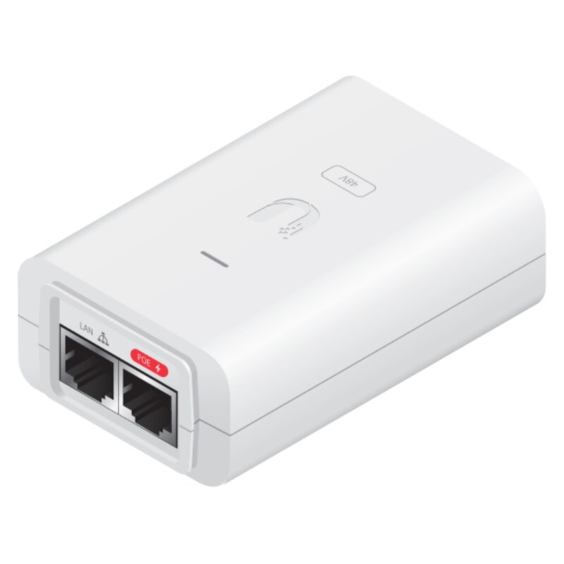 Ubiquiti POE-48-24W-WH adaptador e inyector de PoE 48 V