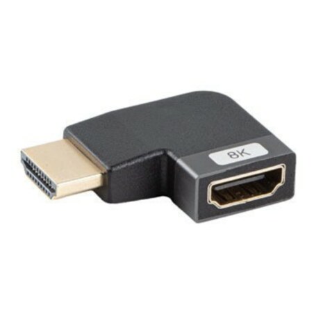Lanberg AD-HDMI-09 adaptador de cable de vídeo HDMI tipo A (Estándar) Negro, Plata