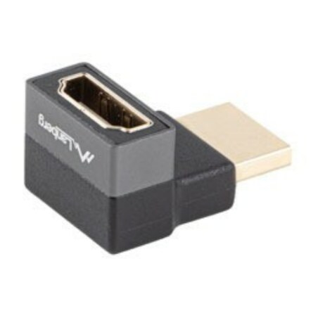 Lanberg AD-HDMI-08 adaptador de cable de vídeo HDMI tipo A (Estándar) Negro, Plata