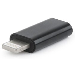 Gembird A-USB-CF8PM-01 cambiador de género para cable USB type-C 8 pines Negro