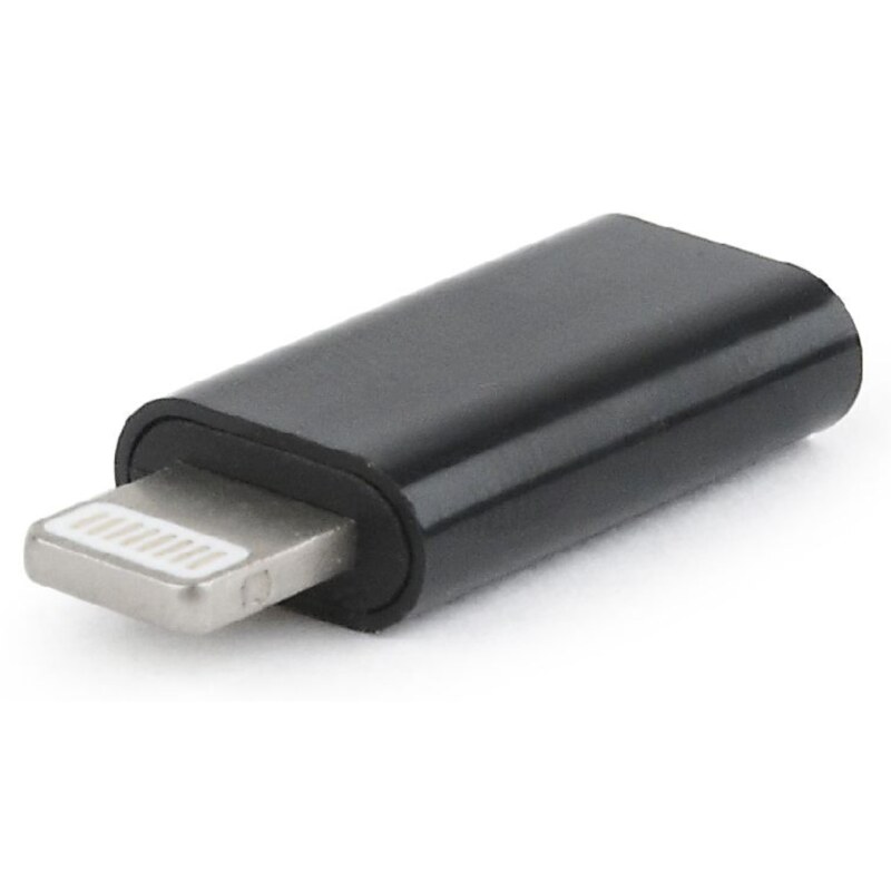 Gembird A-USB-CF8PM-01 cambiador de género para cable USB type-C 8 pines Negro