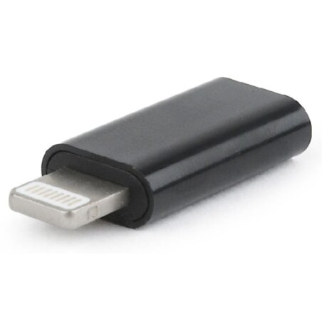 Gembird A-USB-CF8PM-01 cambiador de género para cable USB type-C 8 pines Negro
