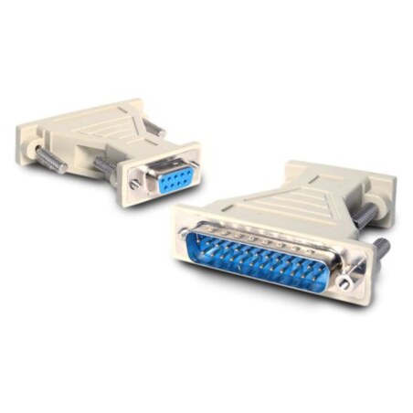 StarTech.com Adaptador Conversor de Cable Serie DB9 a DB25 Hembra a Macho