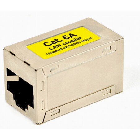 Gembird NCA-LC6S-01 cambiador de género para cable RJ-45 Beige