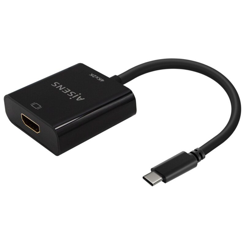 AISENS Conversor USB-C A HDMI 4K@30Hz, USB-C/M-HDMI/H, Negro, 15cm